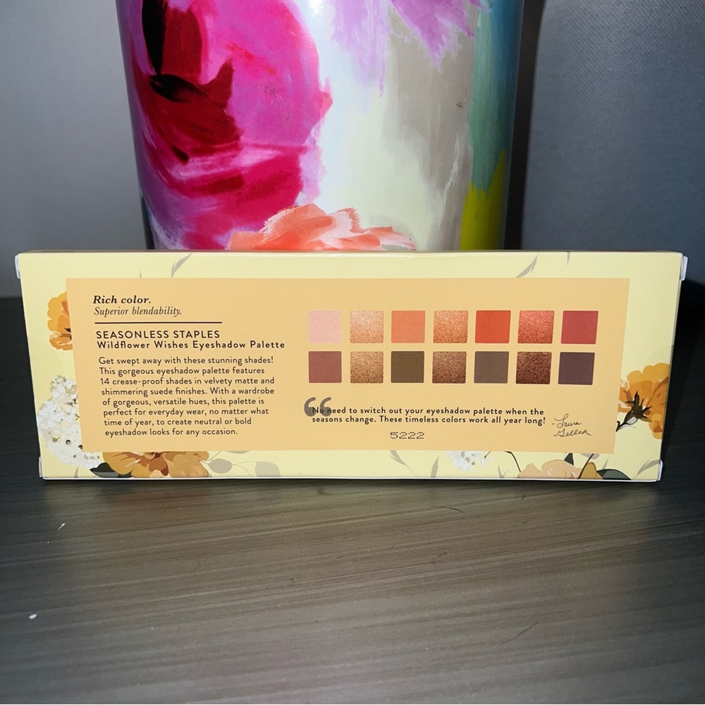 NIB LAURA GELLER Seasonless Staples Wildflower Wishes 14 Eyeshadow Palette - Picture 3 of 6
